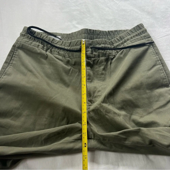 Baldwin BLDWN Damon Drawstring Pants Stretch Green Joggers 9980 - Picture 10 of 11